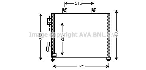 AVA QUALITY COOLING Kondensators, Gaisa kond. sistēma OL5342